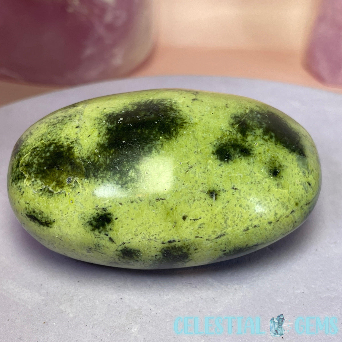 Leopard Serpentine Palmstone