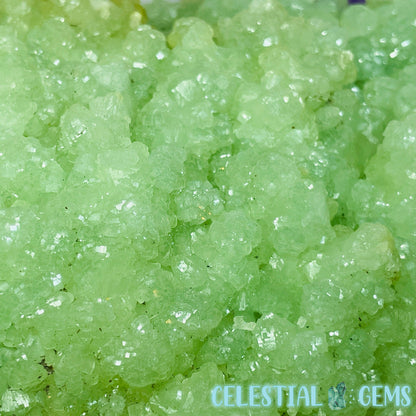 Crystalline Prehnite Large Standing Cluster