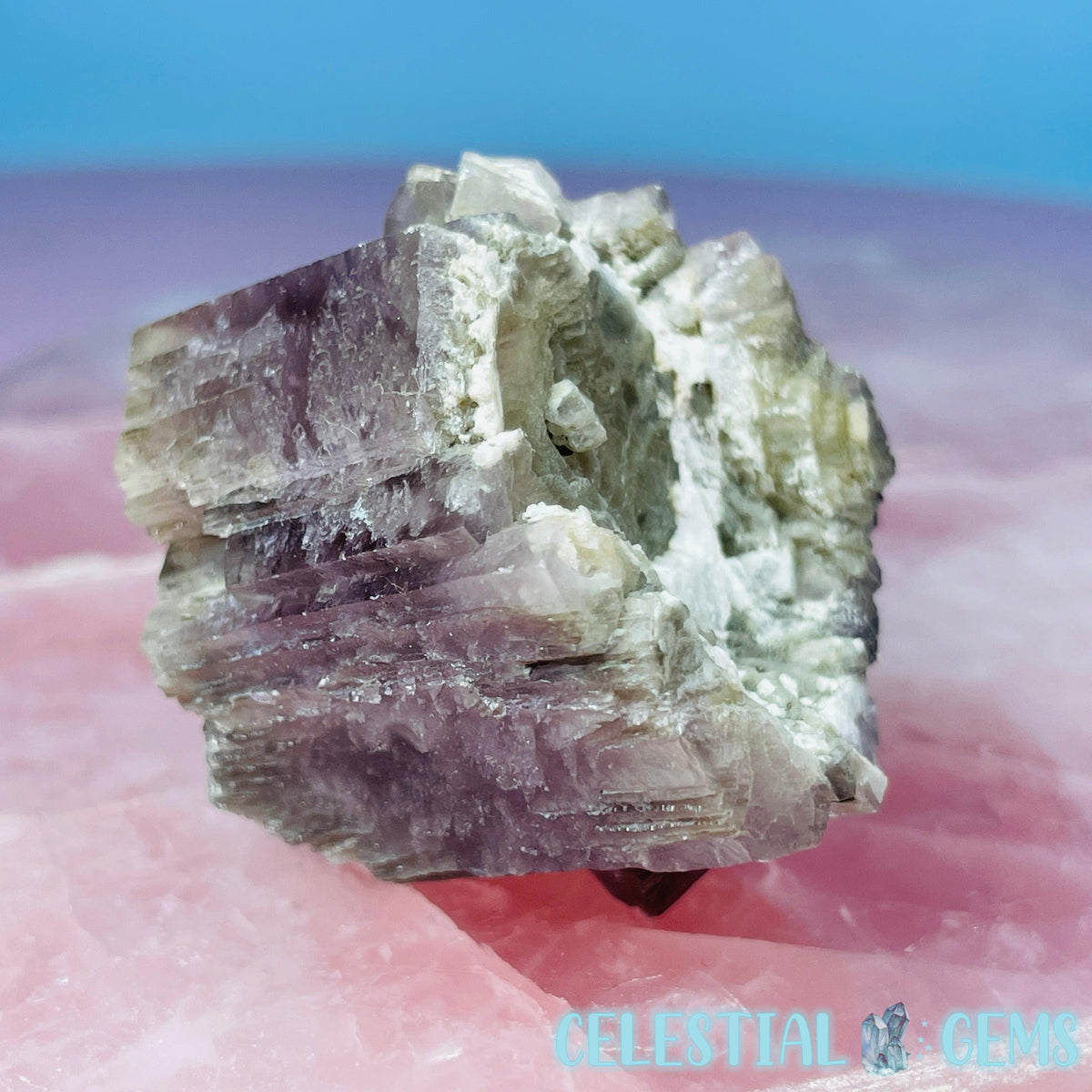 Purple Spanish Aragonite Crystal Specimen