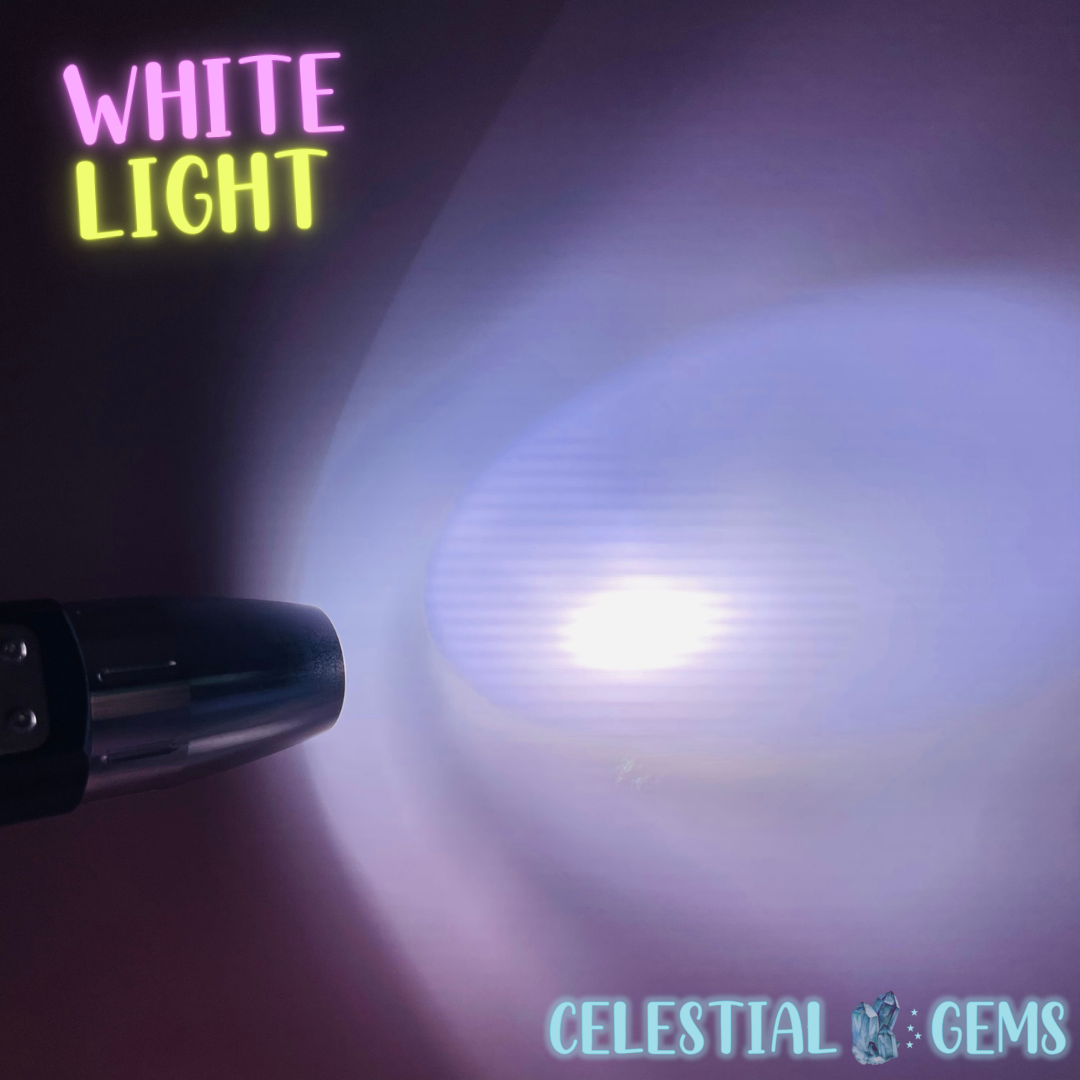 Gem Torch 5-in-1 Rechargeable Light (UV 365 Short Wave, UV 395 Long Wave, White, Yellow, Warm White)