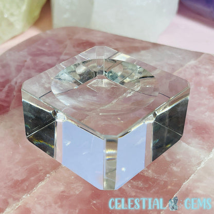 Glass Cube Sphere Stand (2 Sizes)