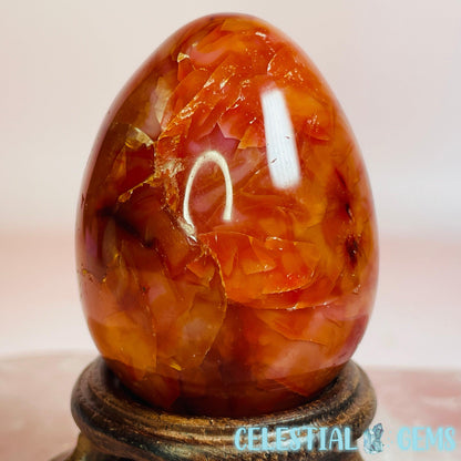 Carnelian Agate Egg Medium Carving