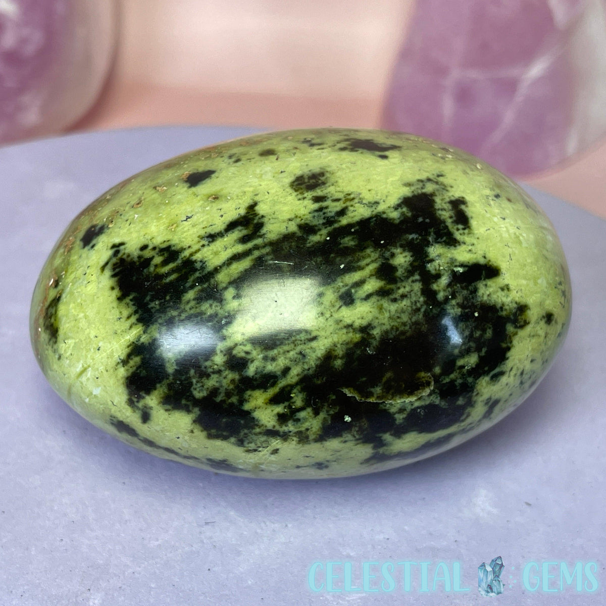 Leopard Serpentine Palmstone