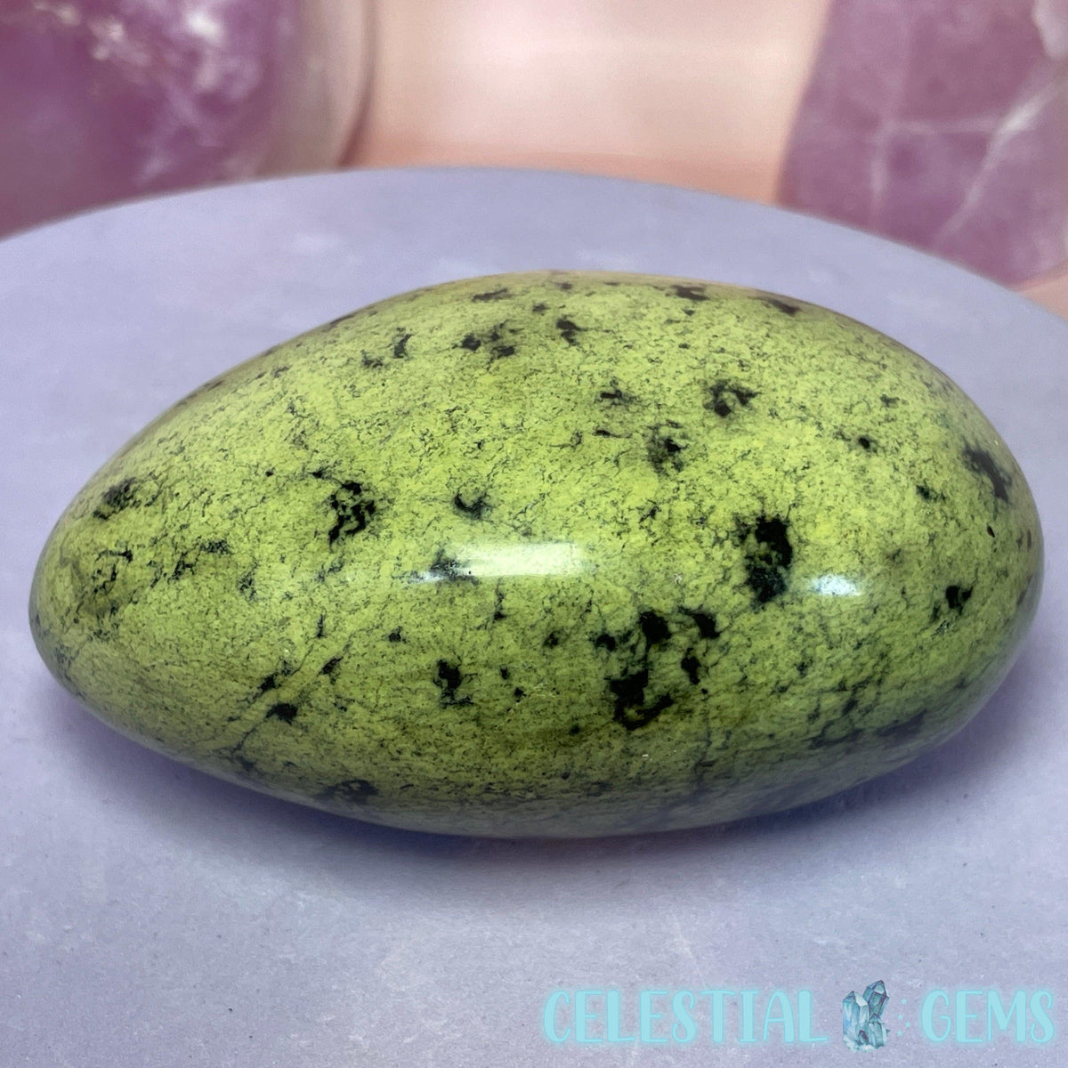 Leopard Serpentine Palmstone