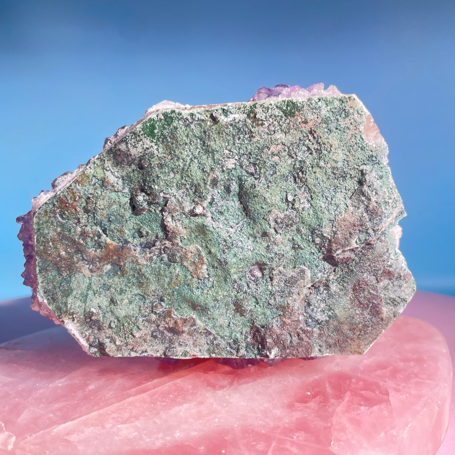 Dark Amethyst Medium Standing Cluster (Video)