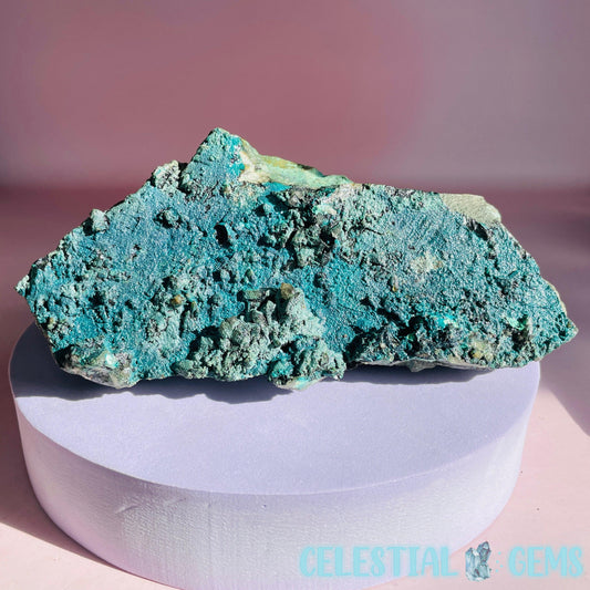 Gem Silica + Quartz + Chrysocolla Raw Medium Cluster Chunk