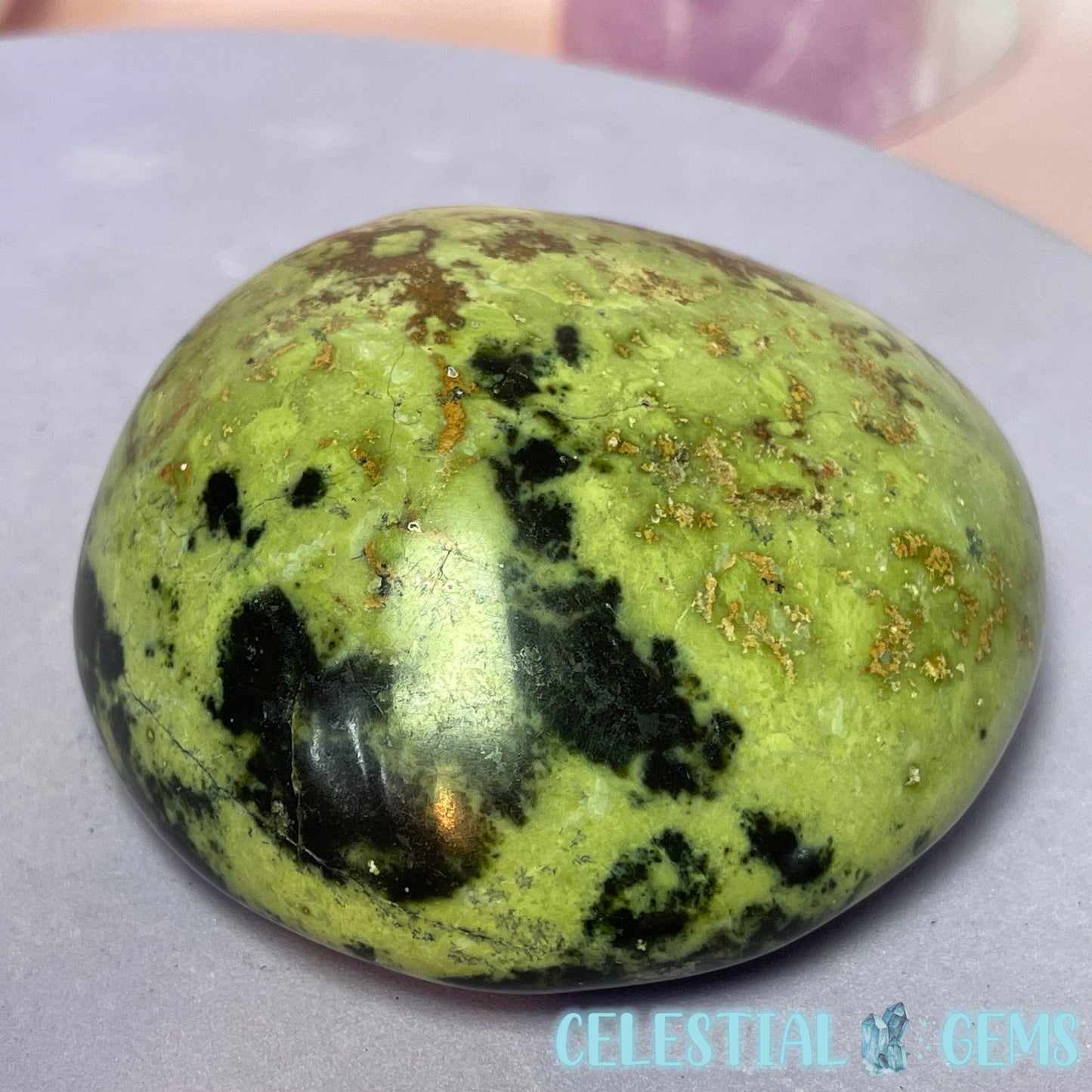 Leopard Serpentine Palmstone