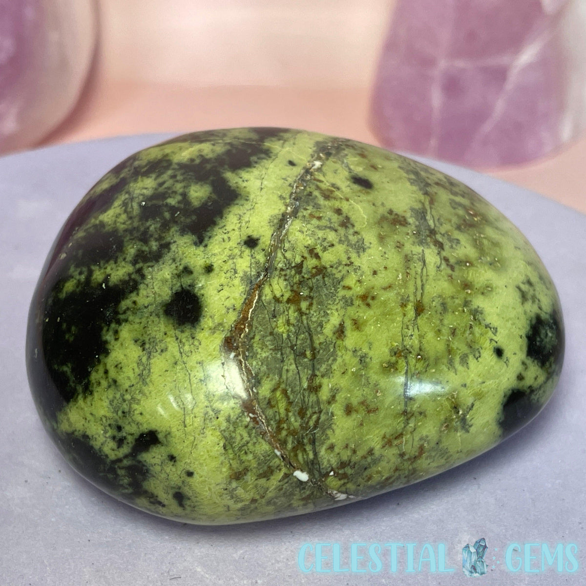Leopard Serpentine Palmstone