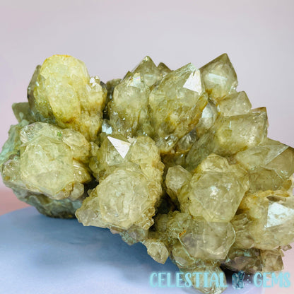 Smoky Quartz XL Cluster (with Candle Growth)