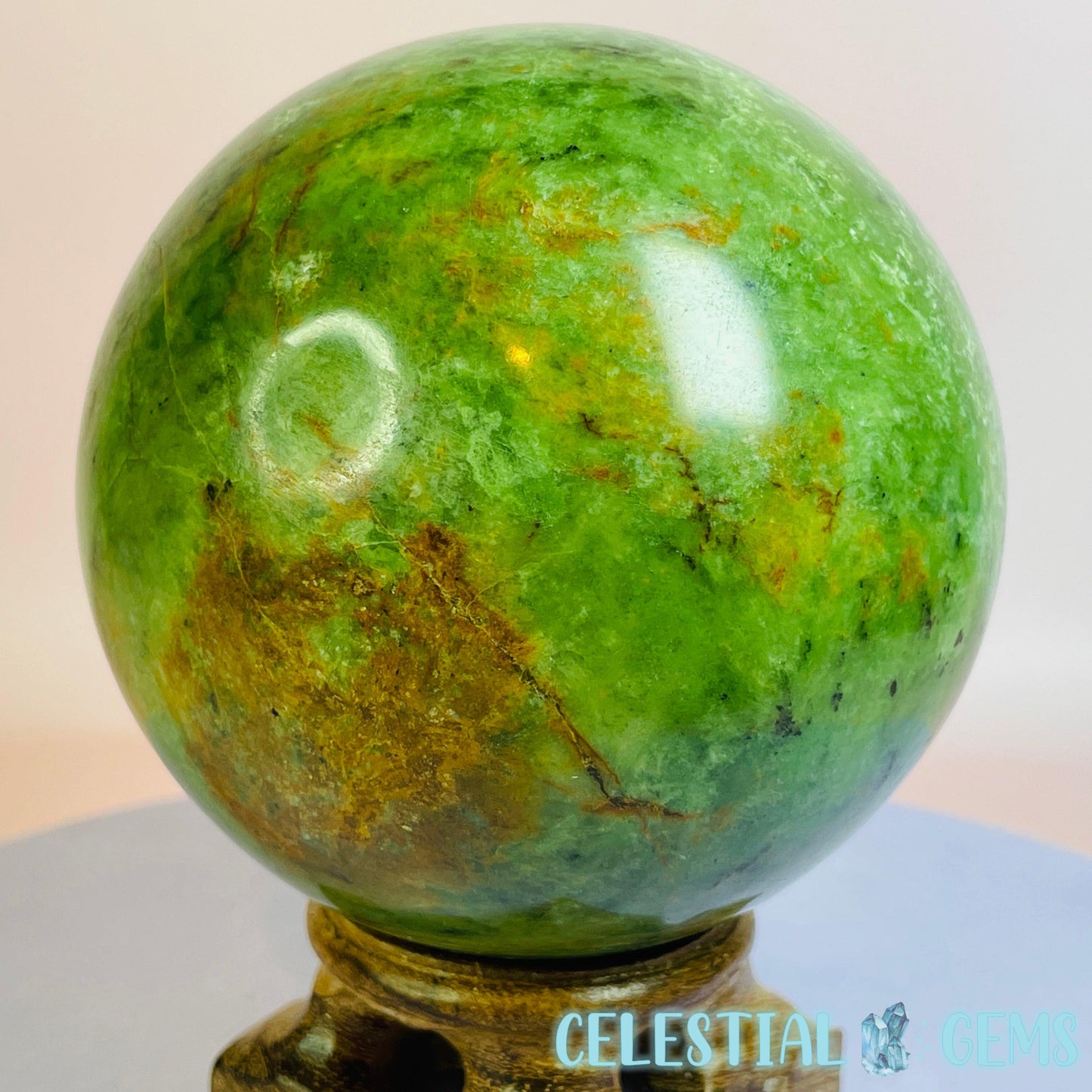 Chrysoprase Large Sphere