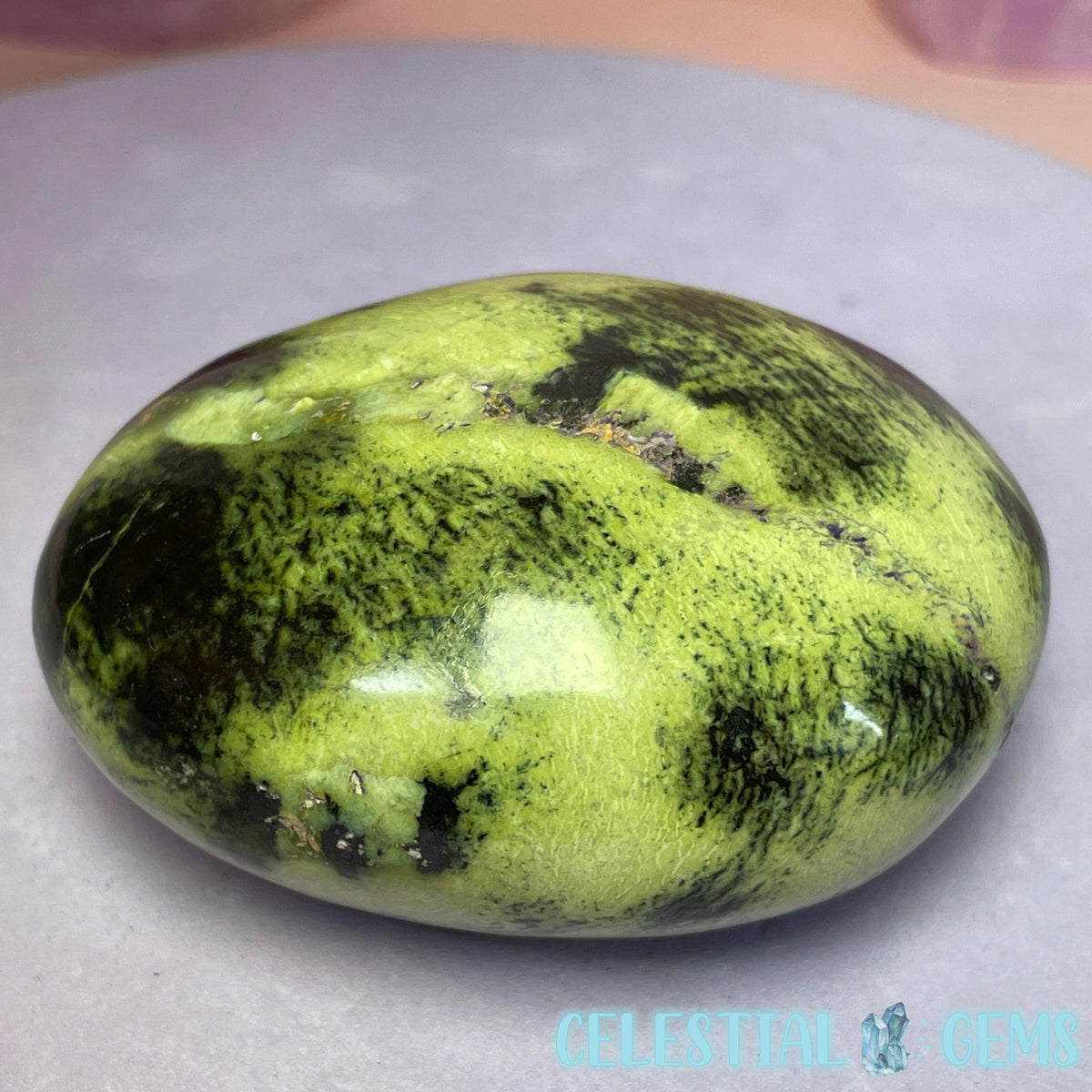 Leopard Serpentine Palmstone