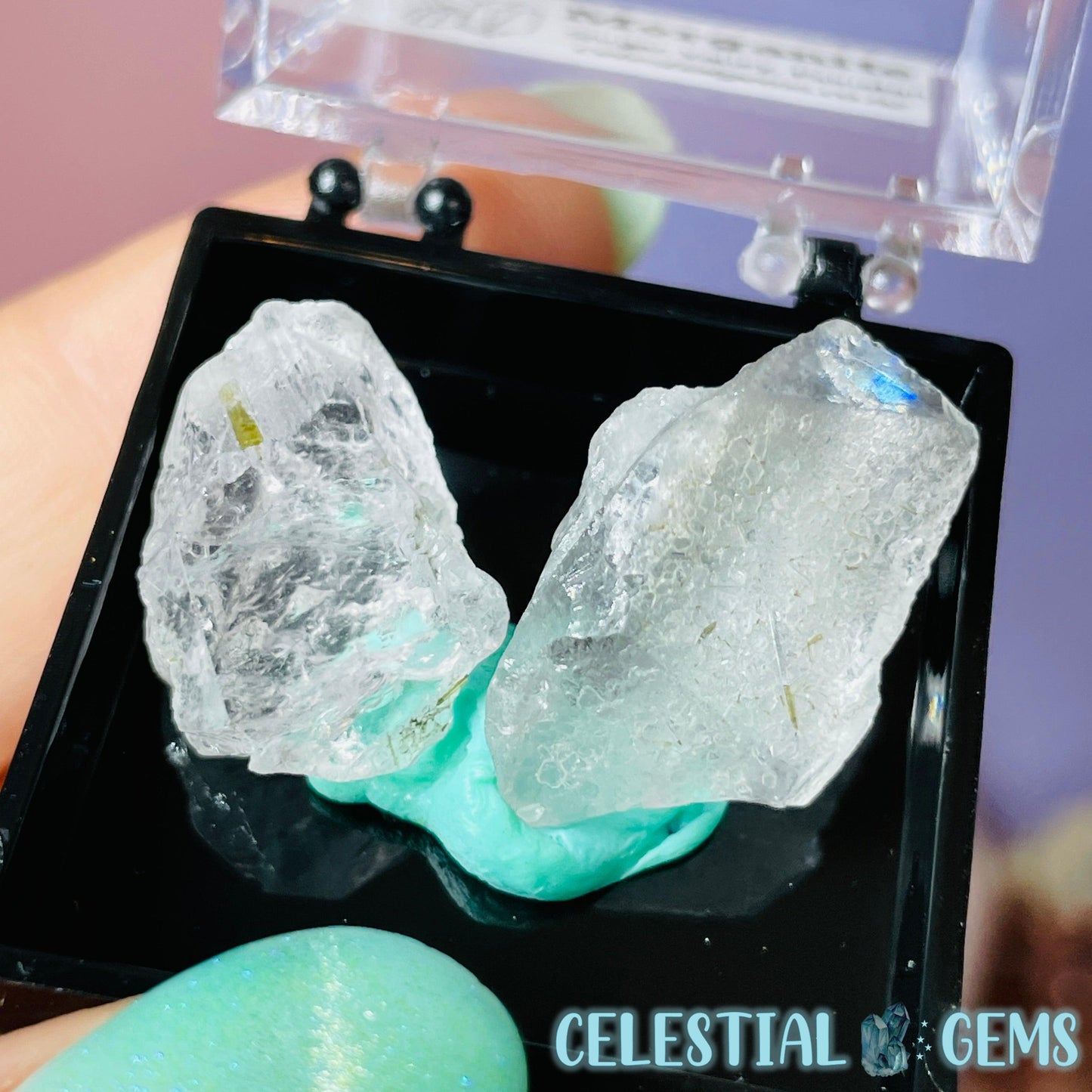 Rare Morganite Beryl Small Crystal Specimen Lot
