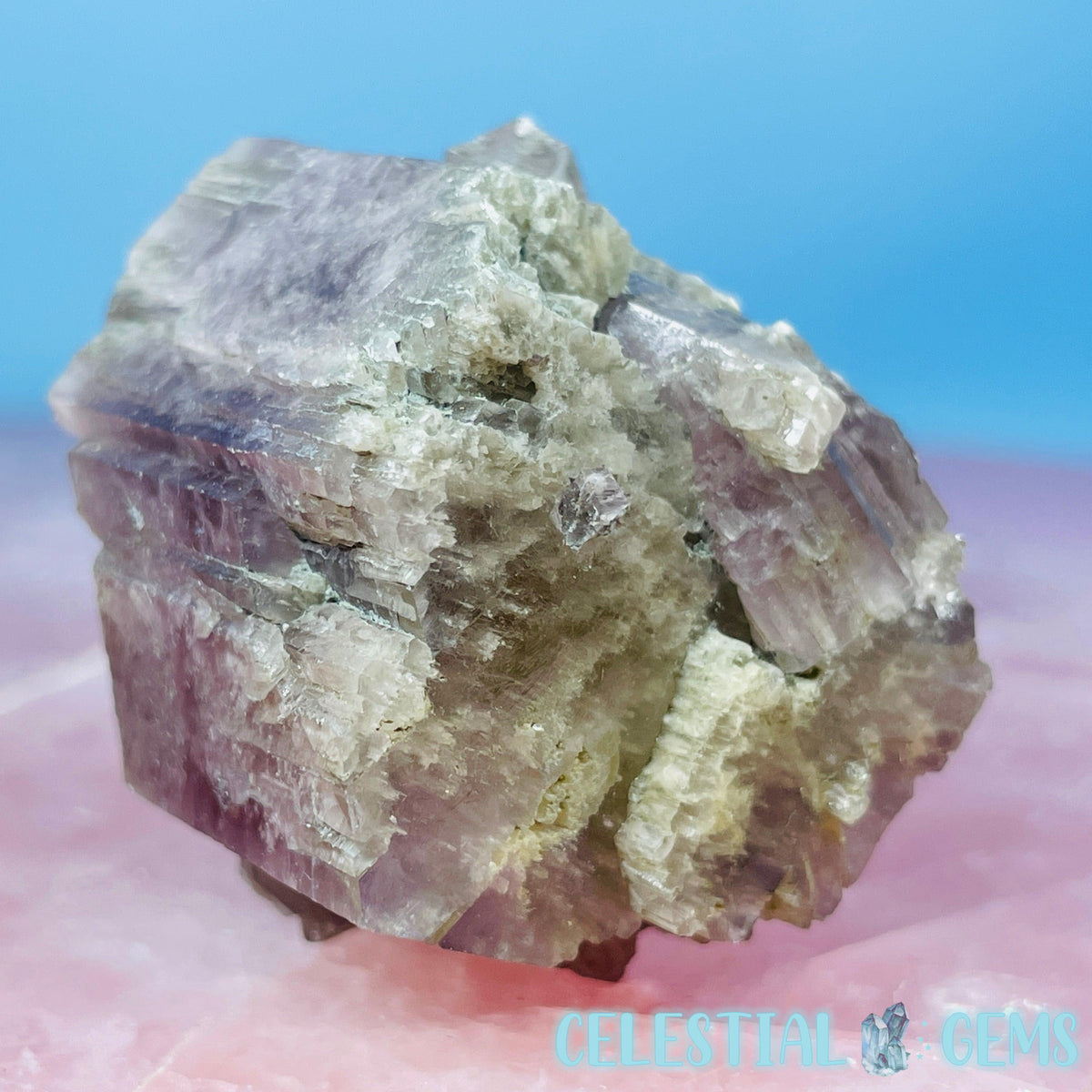 Purple Spanish Aragonite Crystal Specimen
