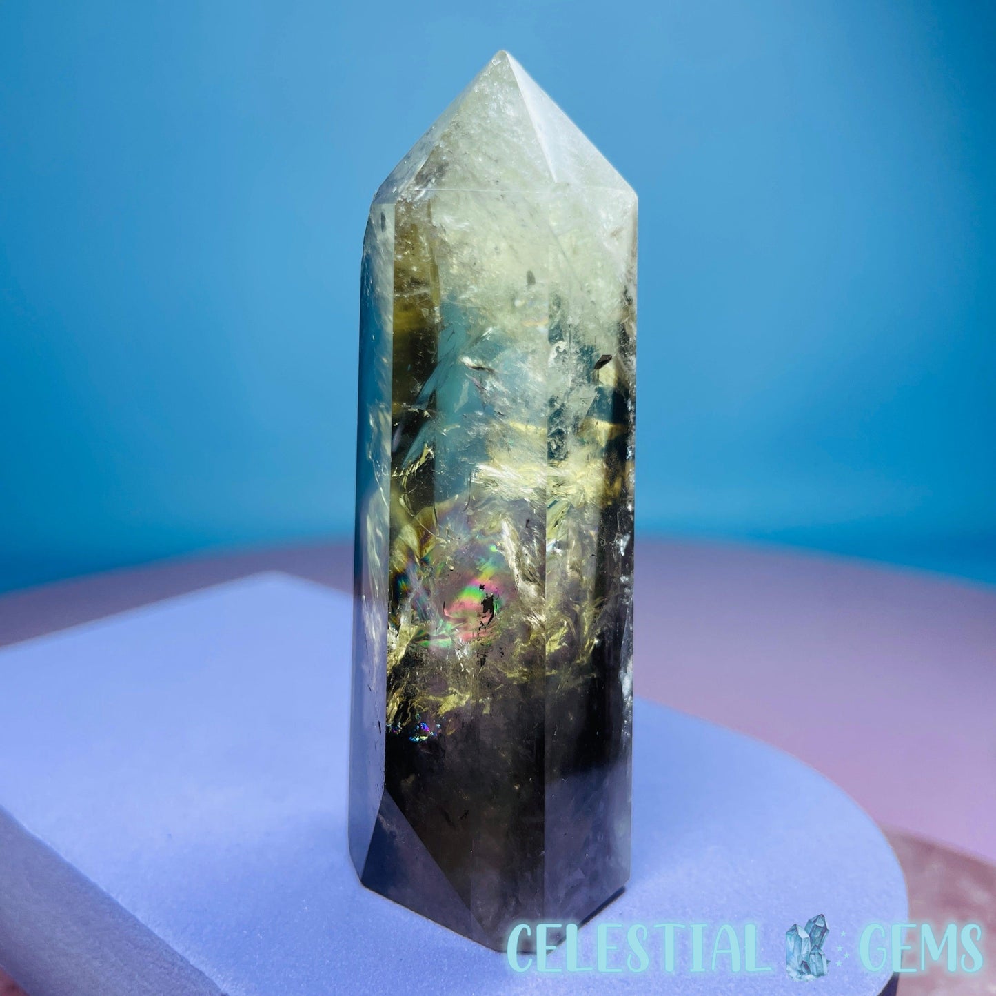 Natural Smoky Citrine Small Tower