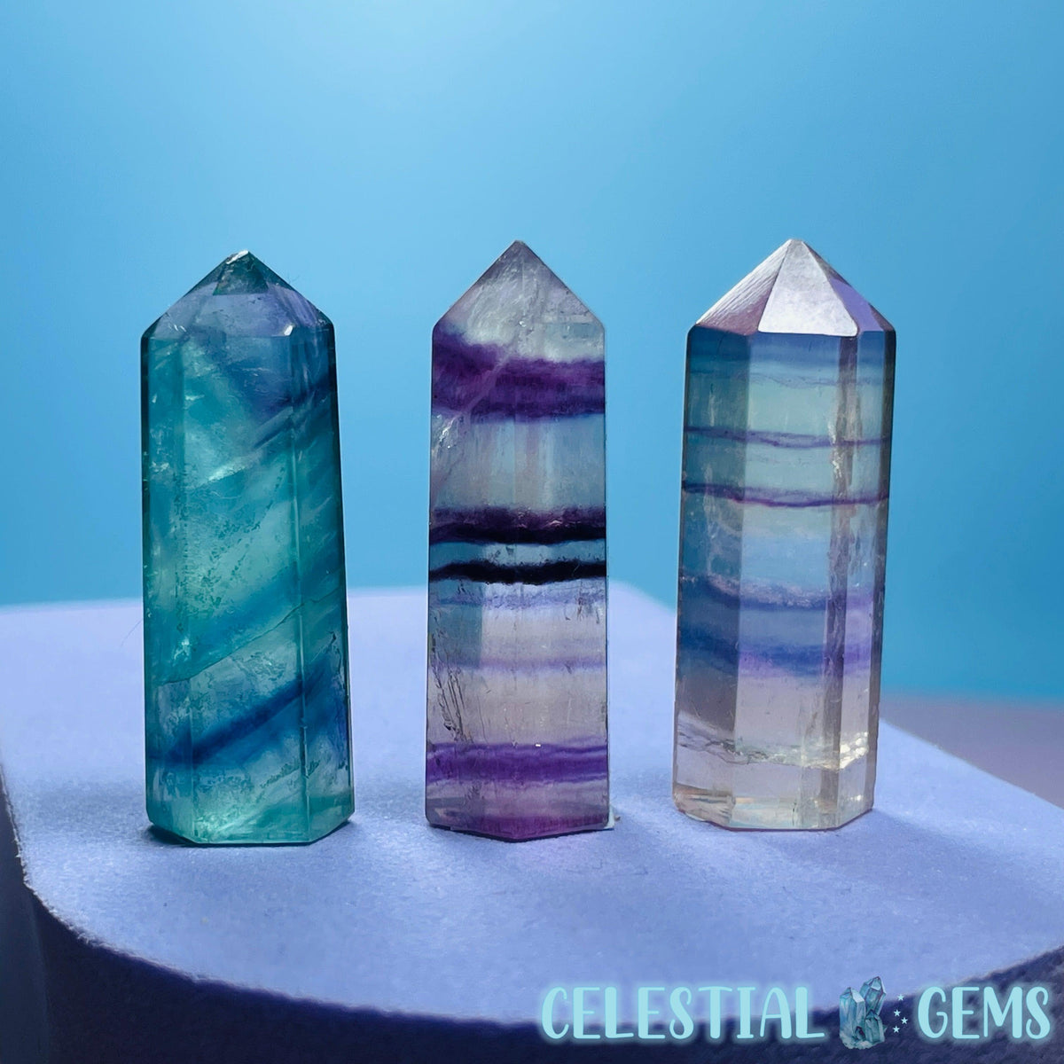 Rainbow Fluorite Mini Point