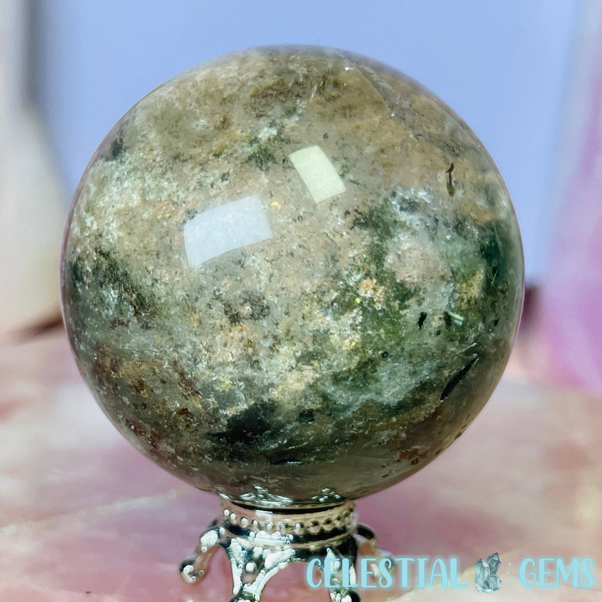 Garden Quartz Small Sphere E