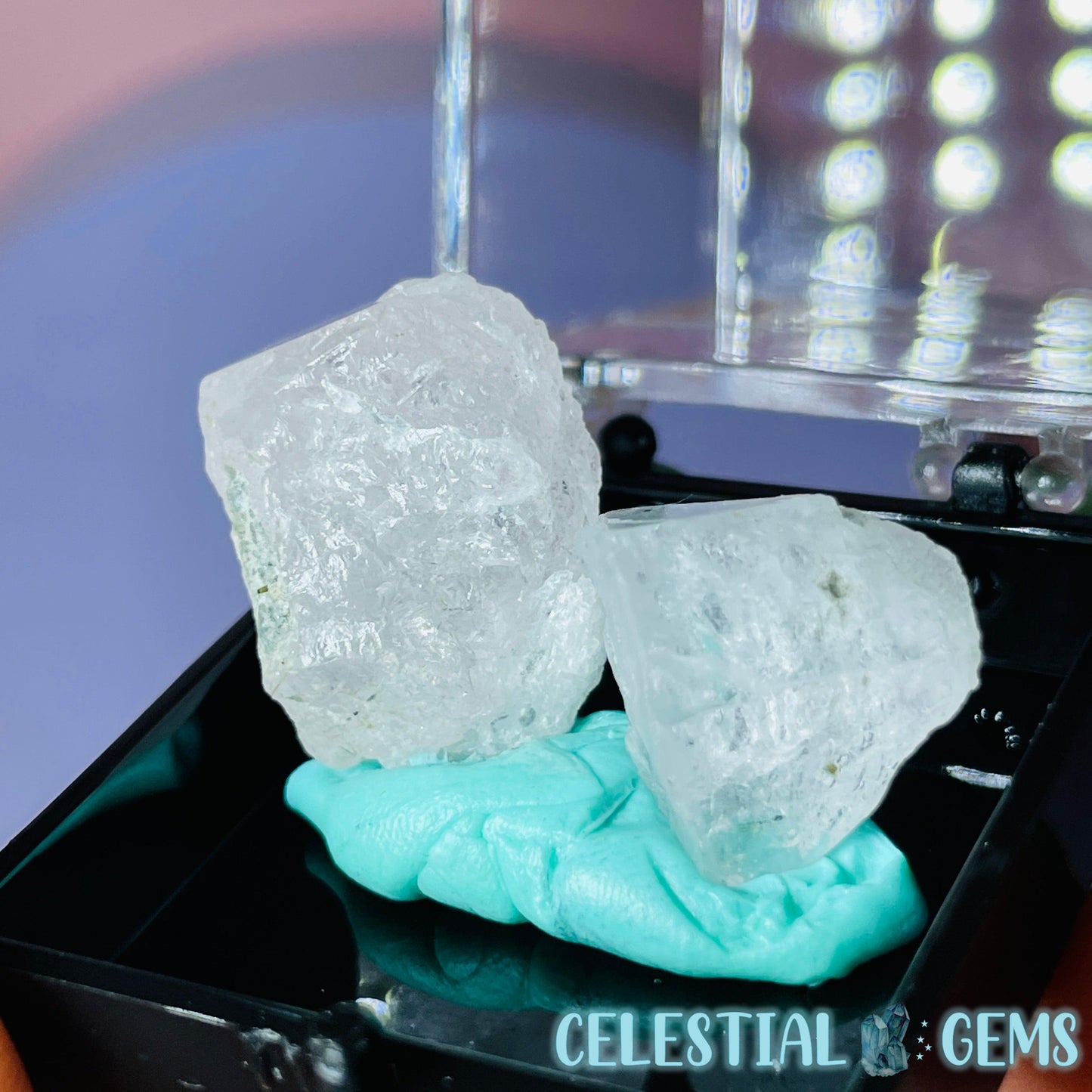 Rare Morganite Beryl Small Crystal Specimen Lot