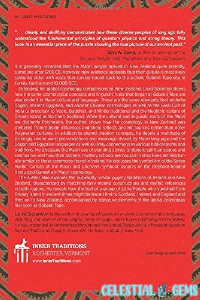 Decoding Maori Cosmology Book by Laird Scranton