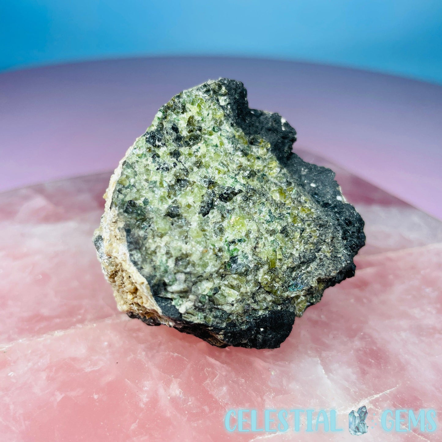 Peridot/Olivine Pyroclastic Lava Bomb Mineral Specimen