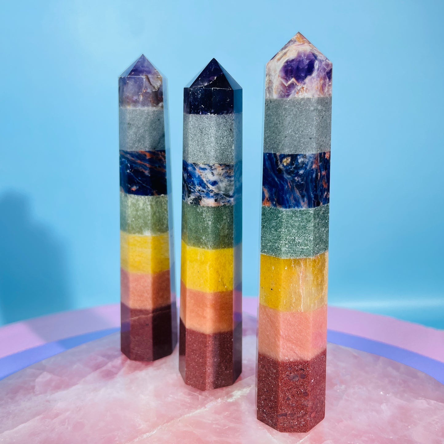 7 Chakra Crystal Tower