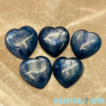 Blue Kyanite Heart Mini Carving