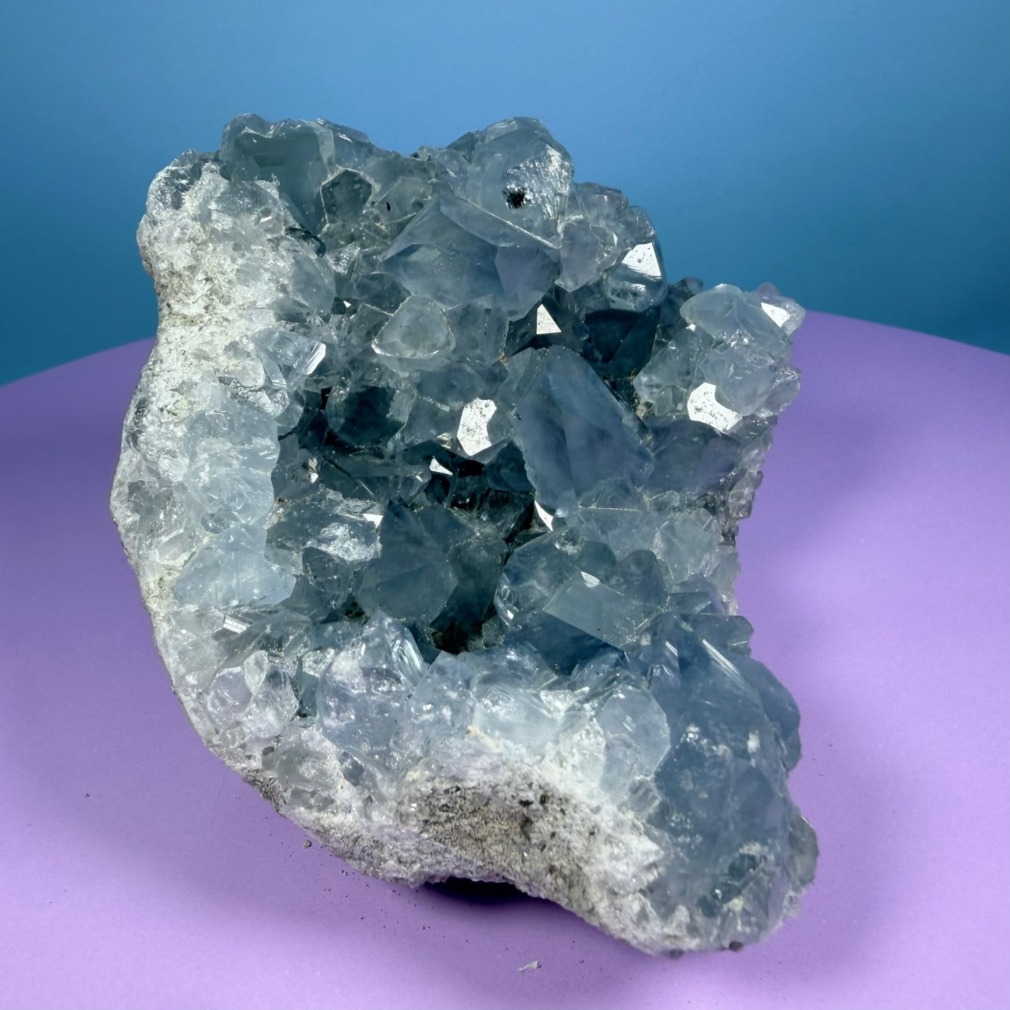 Celestite Medium Cluster Geode