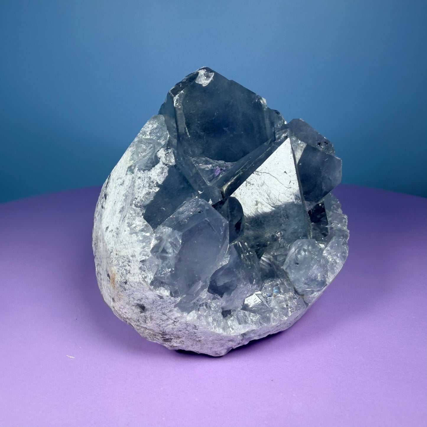 Celestite Medium Cluster Geode