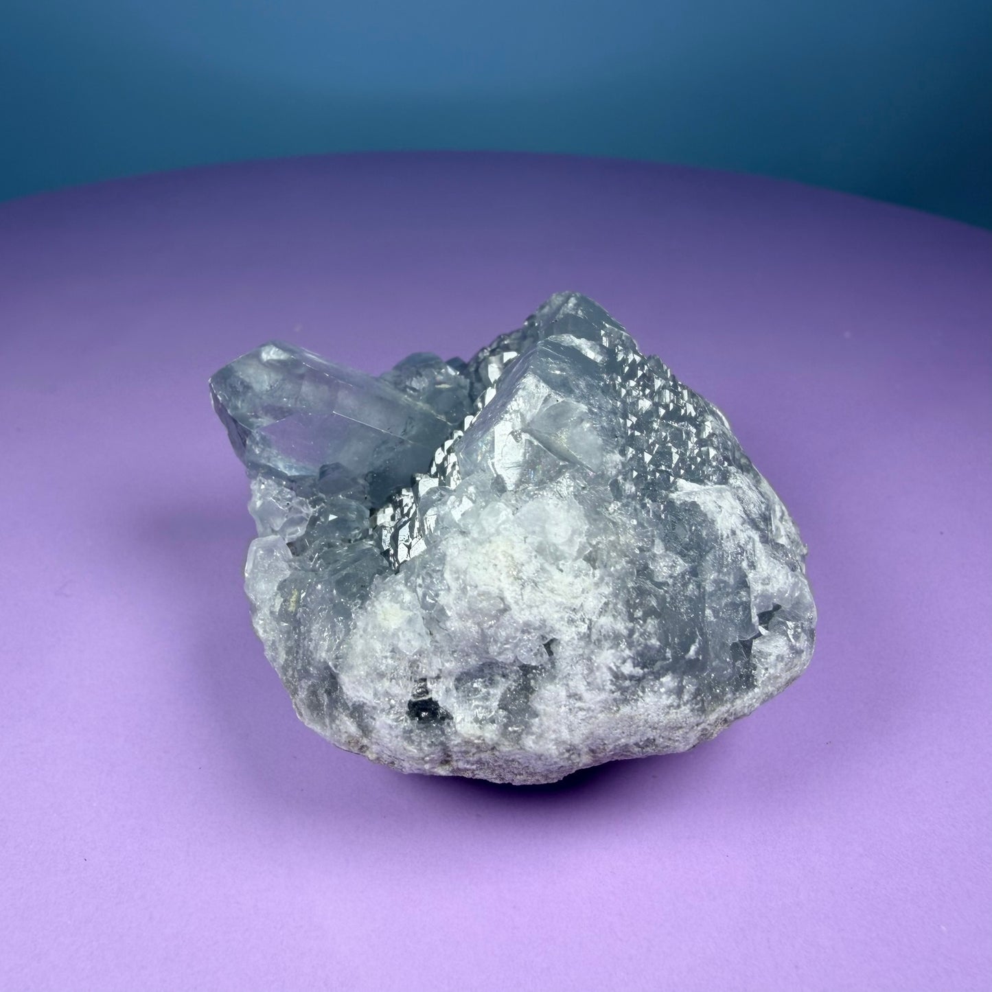 Celestite Small Cluster Geode
