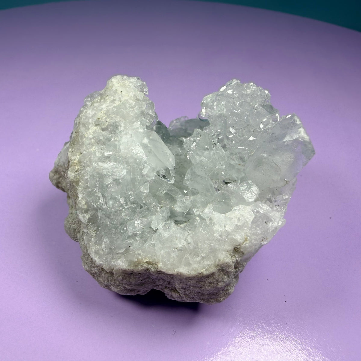 Celestite Small Cluster Geode