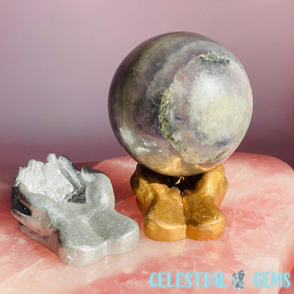 Hands Resin Sphere Stand