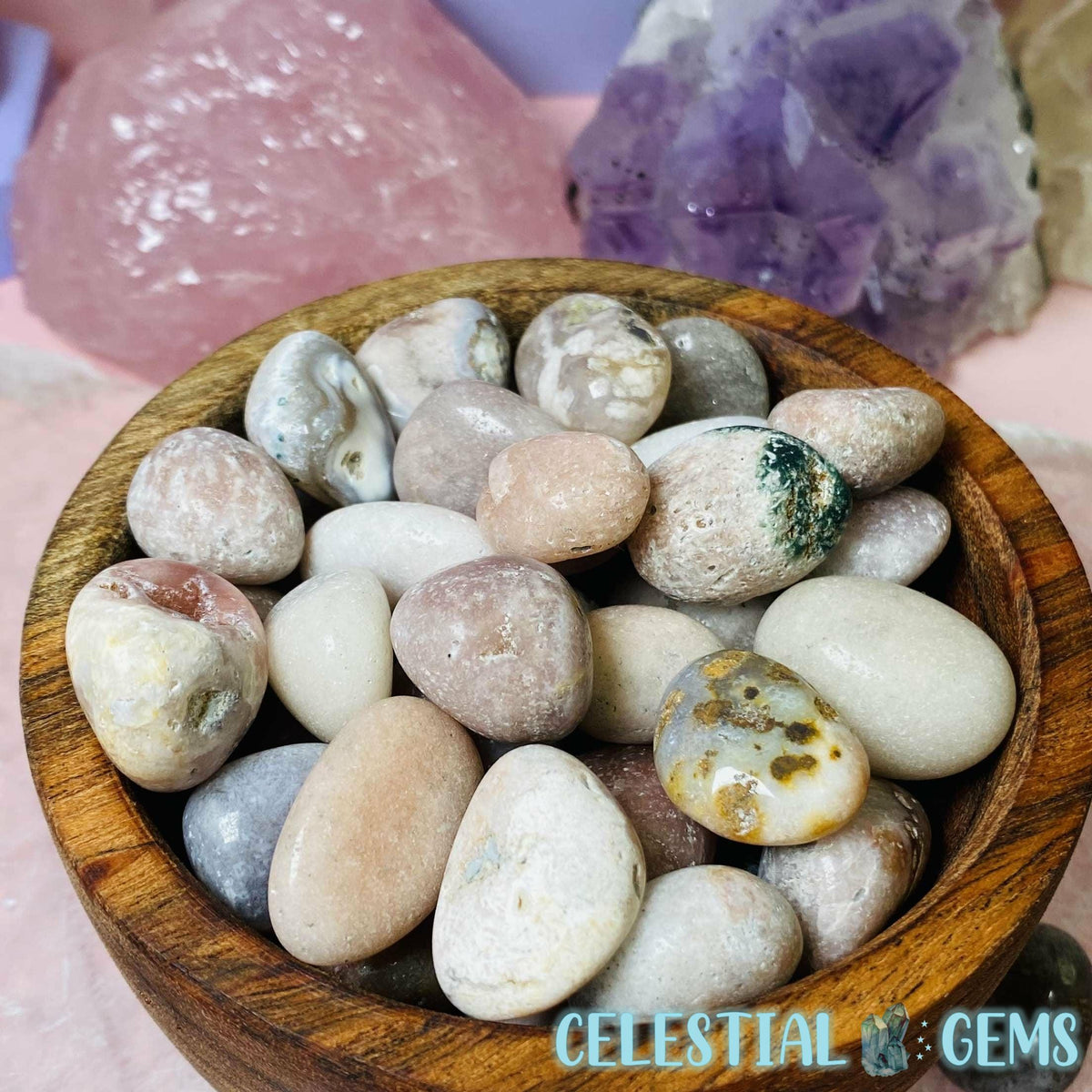 Low Grade Pink Amethyst Small Tumble