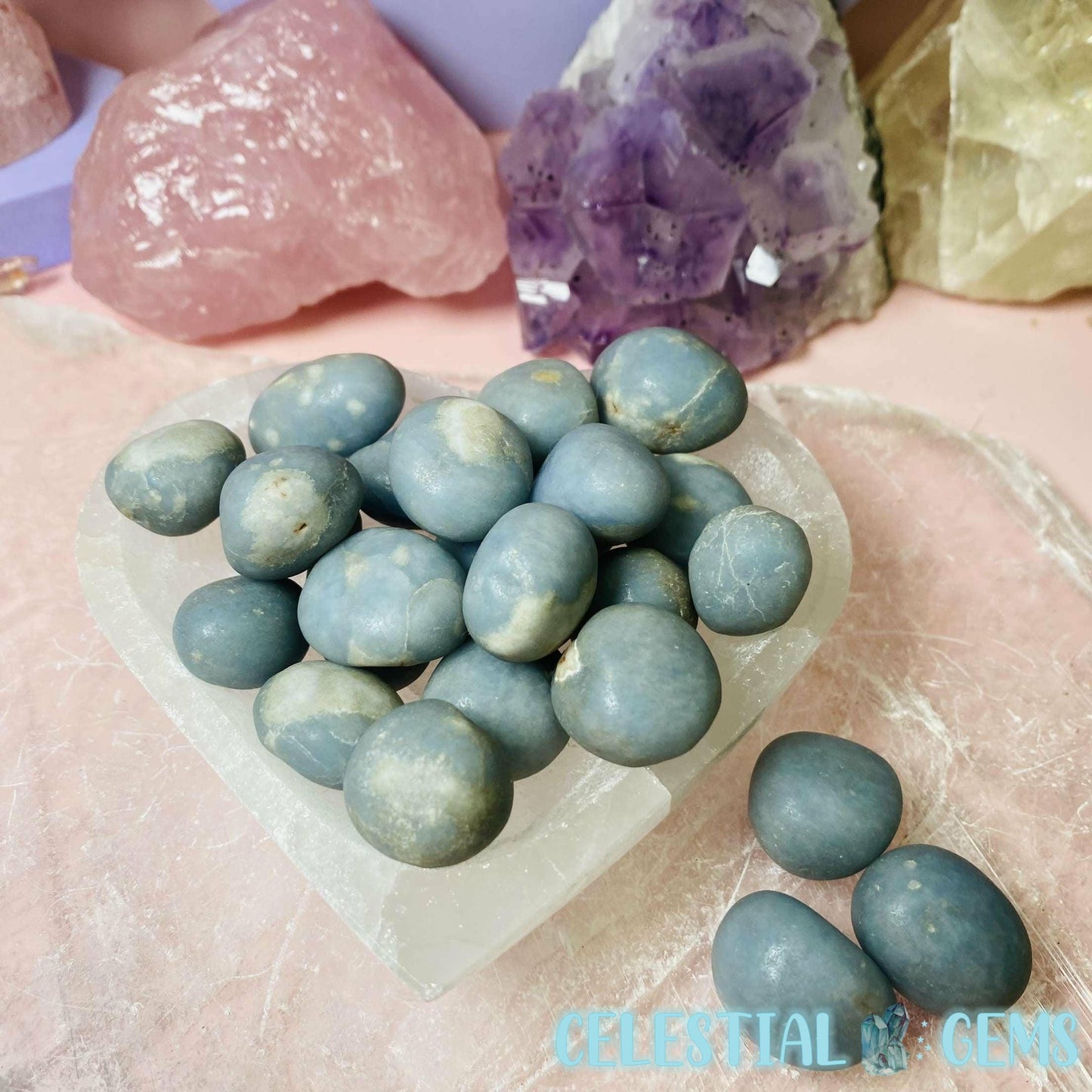 Angelite Small Tumble