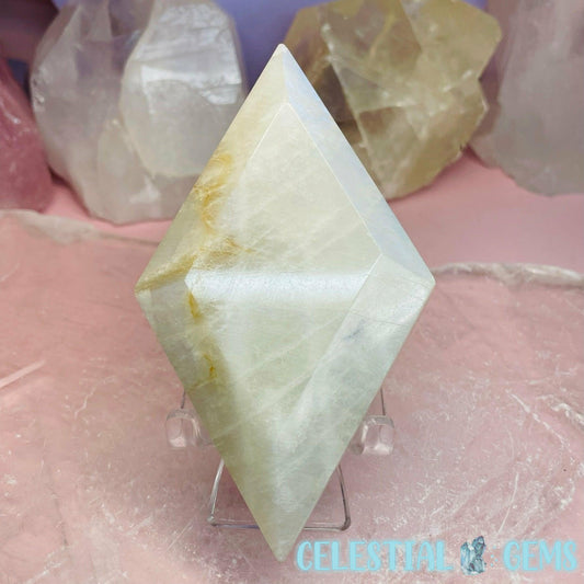 Moonstone Diamond Carving (Chipped)