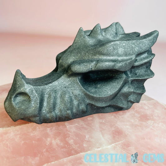 Shungite Dragon Head Medium Carving