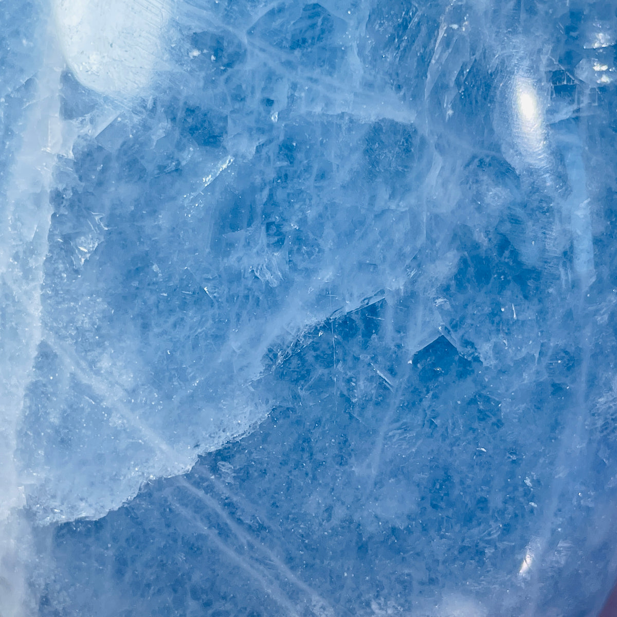 Blue Calcite Medium Freeform