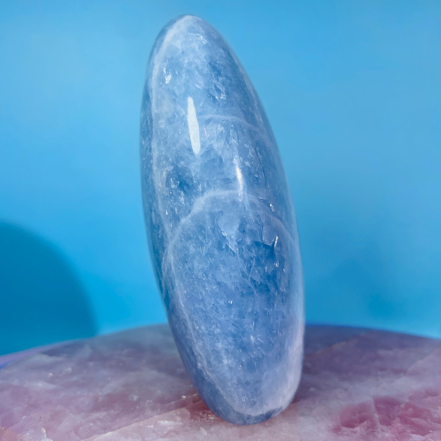 Blue Calcite Medium Freeform