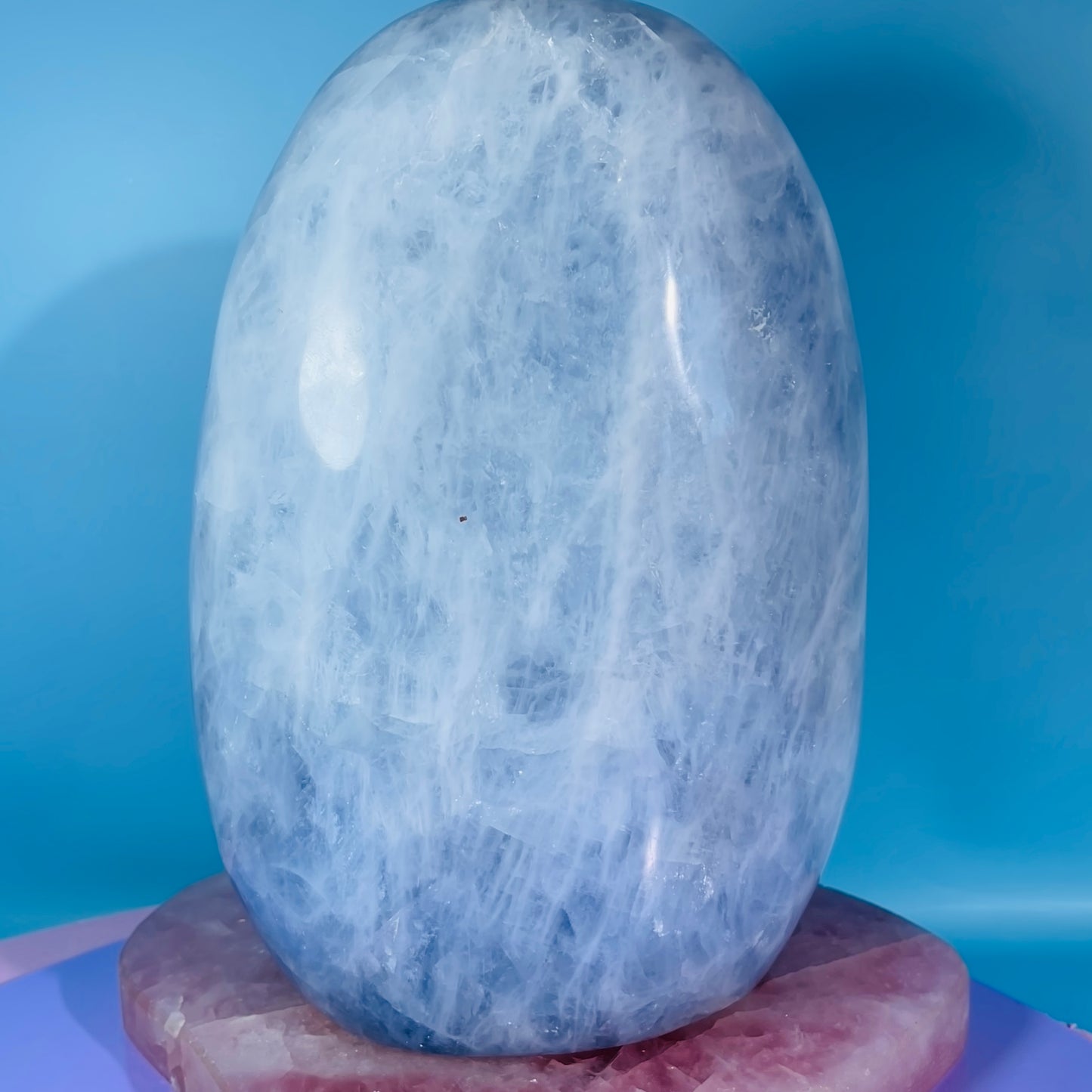 Blue Calcite Extra Large XL Freeform