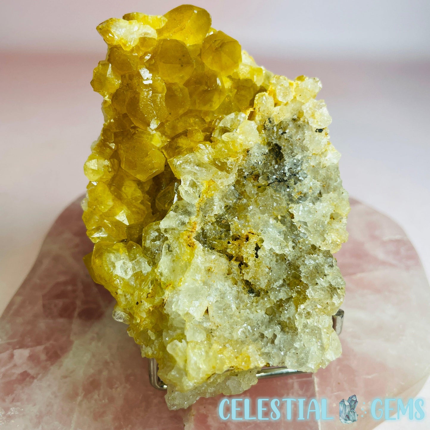 Golden Healer 'Limonite' Quartz Medium Cluster