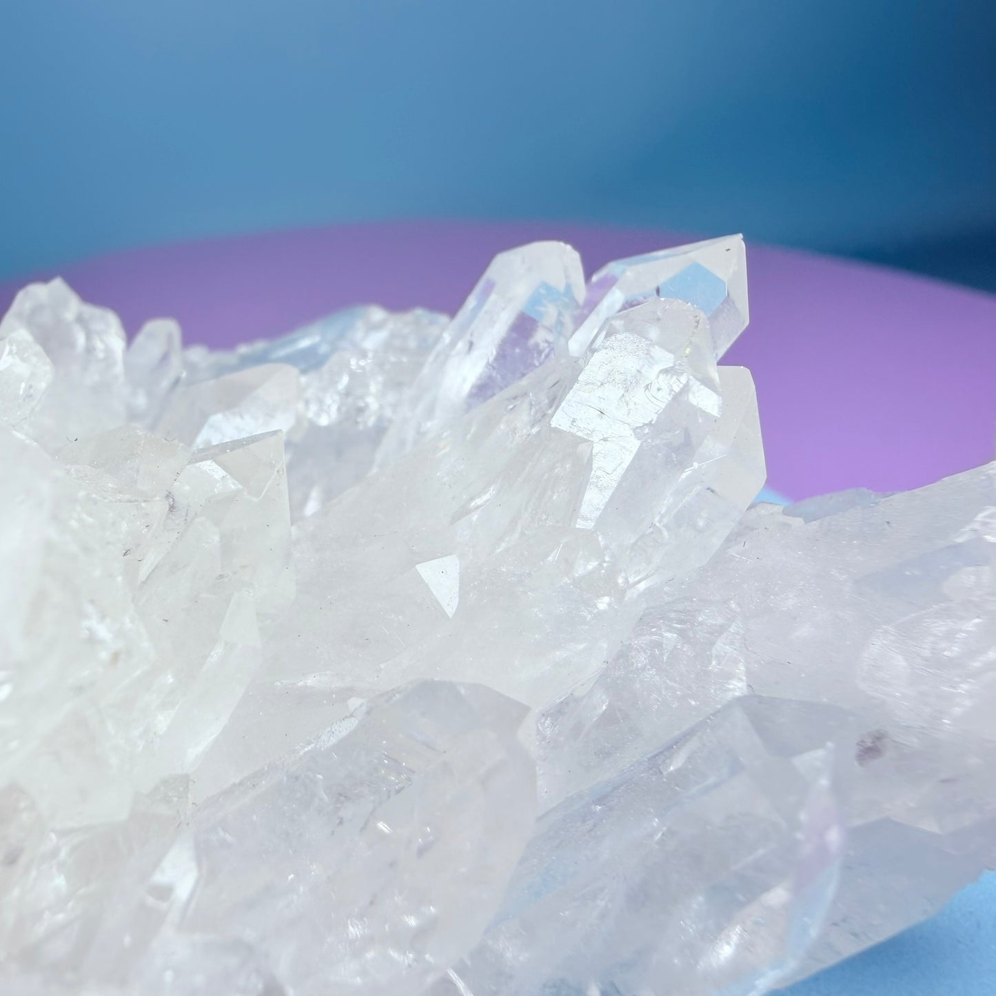 Clear Quartz Small Cluster (Video)