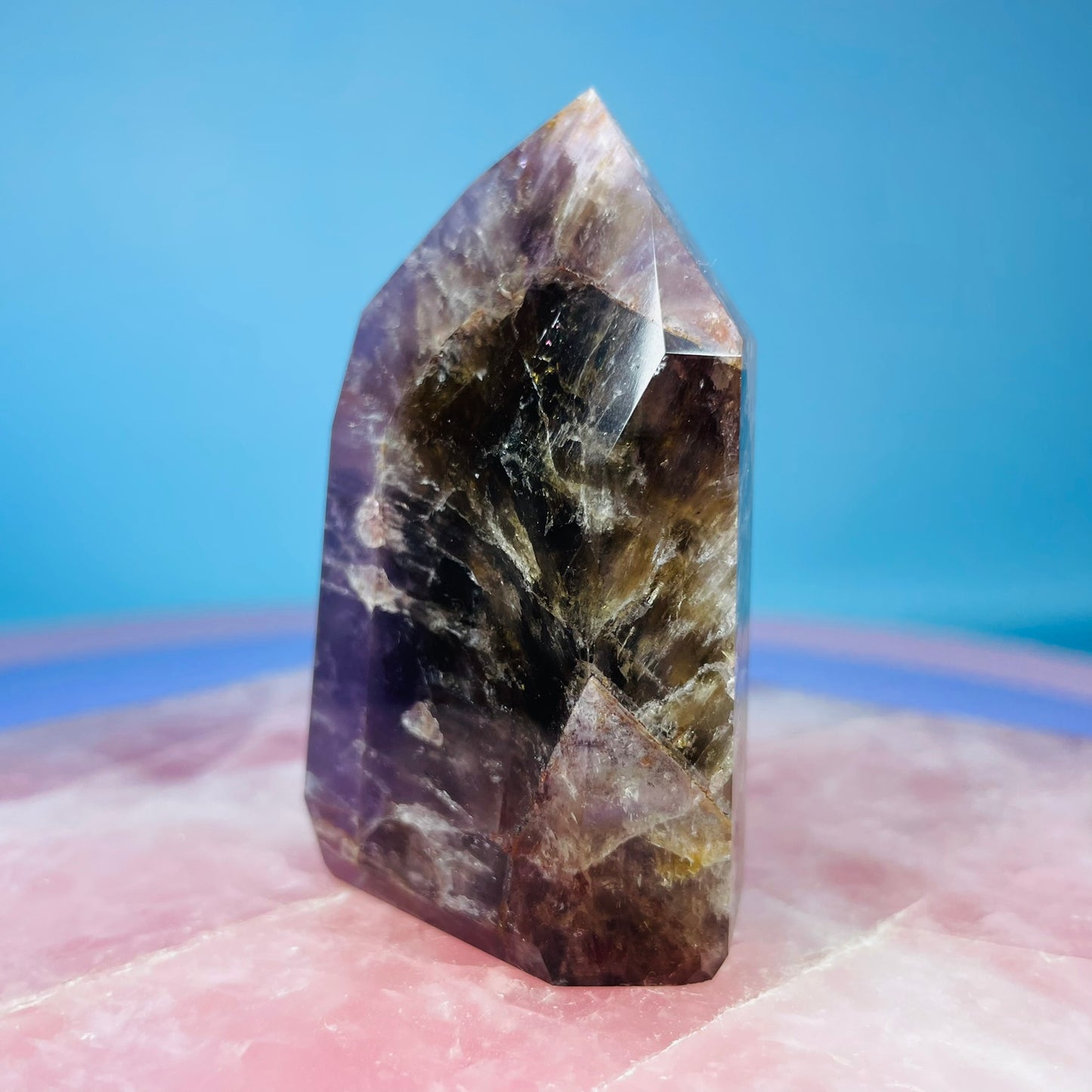 Super Seven Amethyst Small Tower