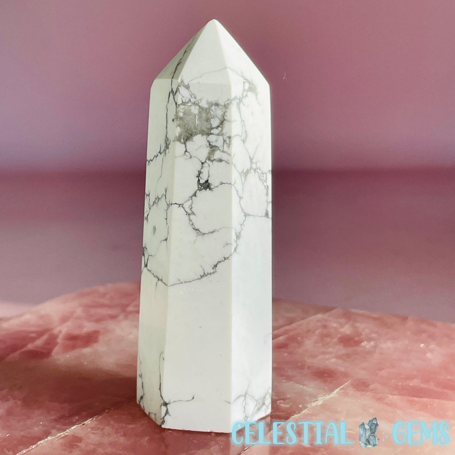 Howlite Small Tower