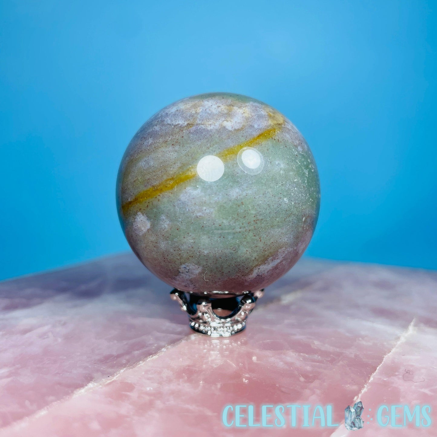 Ocean Jasper Small Sphere