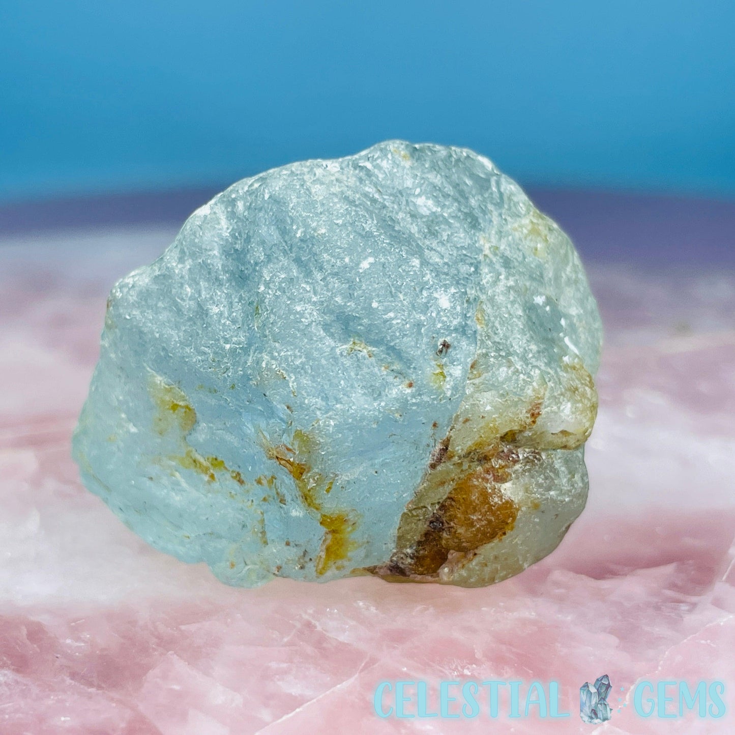 Sky Blue Topaz Natural Raw Crystal Specimen