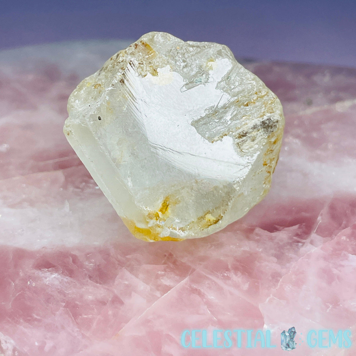 White Topaz Natural Raw Crystal Specimen