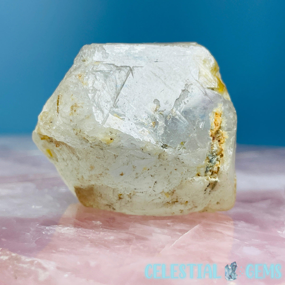 White Topaz Natural Raw Crystal Specimen