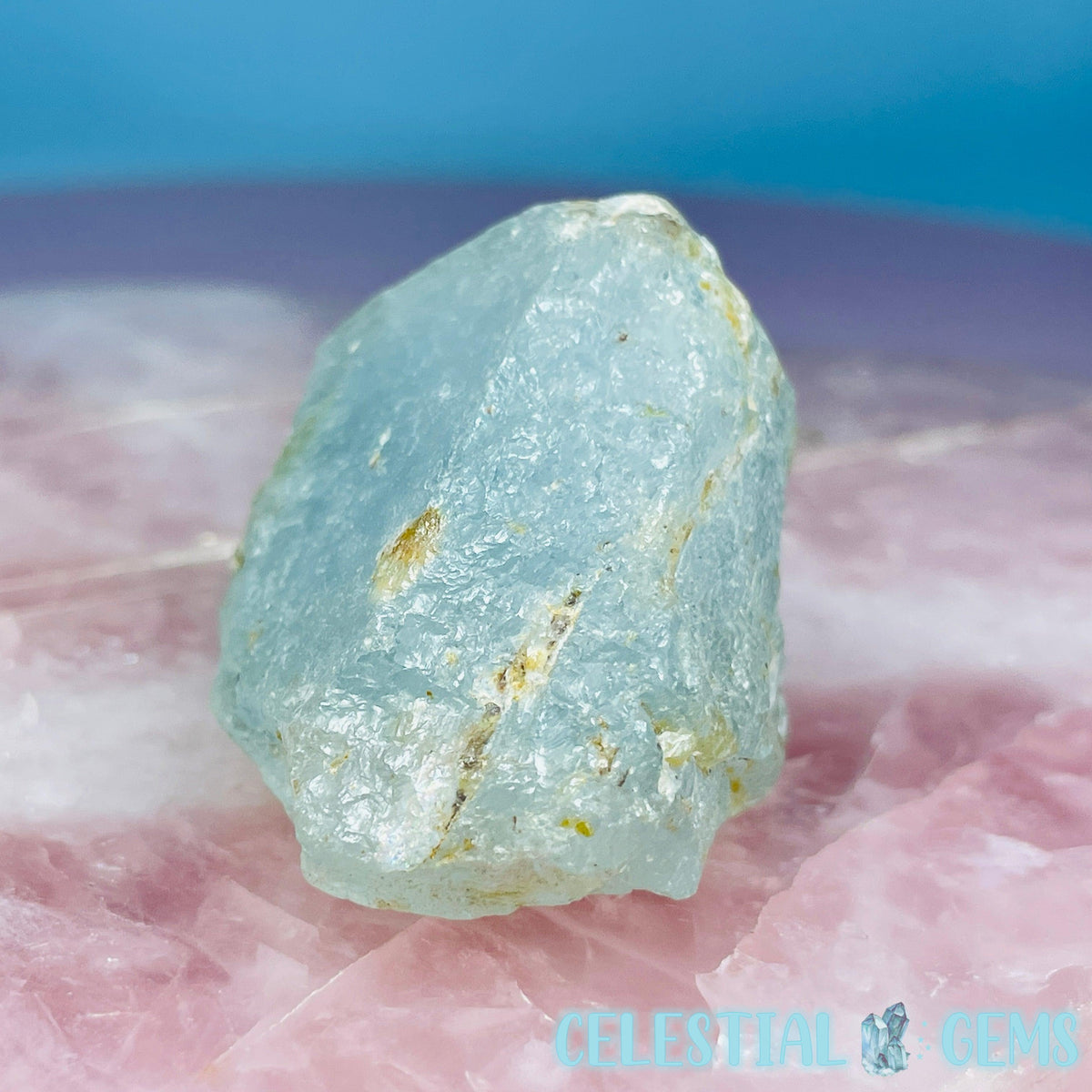 Sky Blue Topaz Natural Raw Crystal Specimen