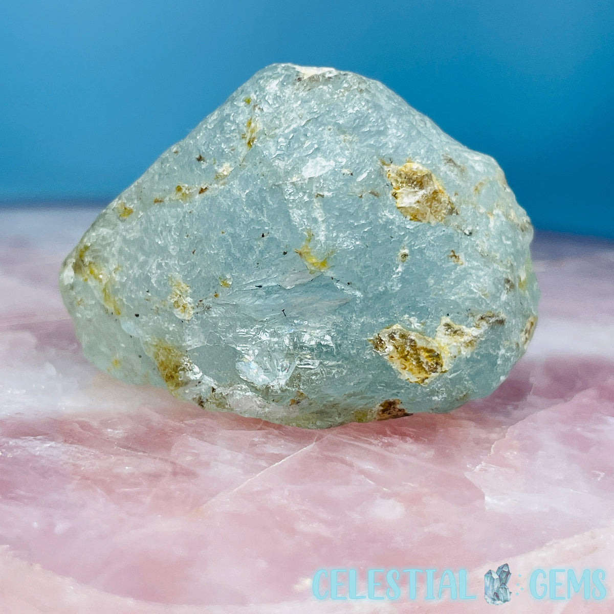 Sky Blue Topaz Natural Raw Crystal Specimen
