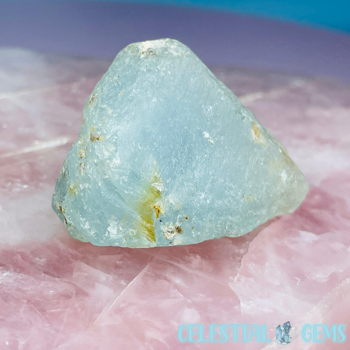 Sky Blue Topaz Natural Raw Crystal Specimen