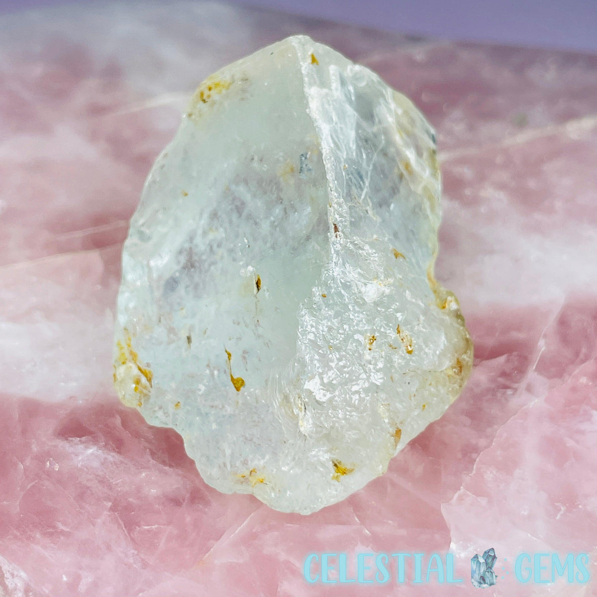 White Topaz Natural Raw Crystal Specimen