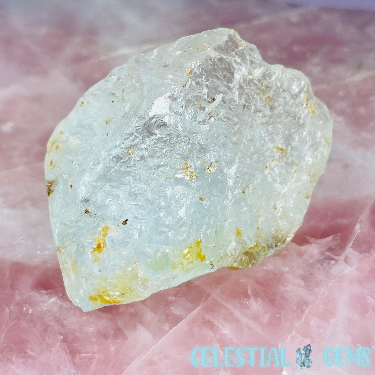 White Topaz Natural Raw Crystal Specimen